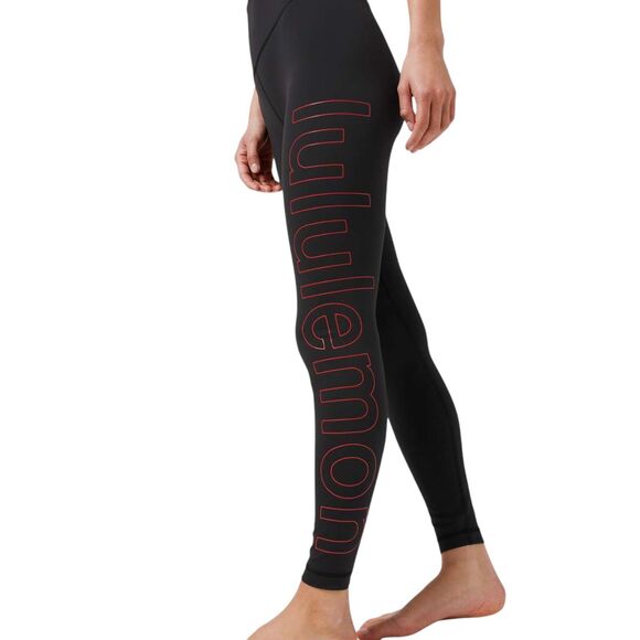 Lululemon Wunder Under High Rise Tight 28" Everlux *Lunar New Year Black - Picture 3 of 11